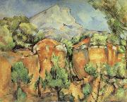 Paul Cezanne La Montagne Sainte-Victoire,vue de Bibemus oil